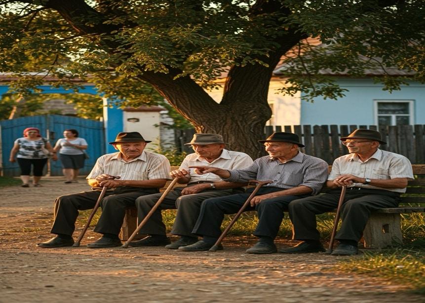 A group of men sitting on a bench
AI-generated content may be incorrect.
